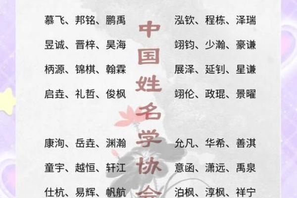 传统文化中的男生名字寓意与象征