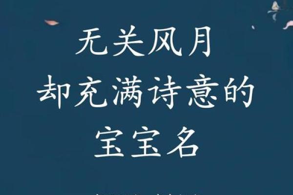 清明新生：诗意盎然的宝宝名字精选